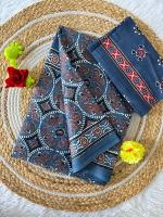 Lakhani ajarakh cotton surat ka saree